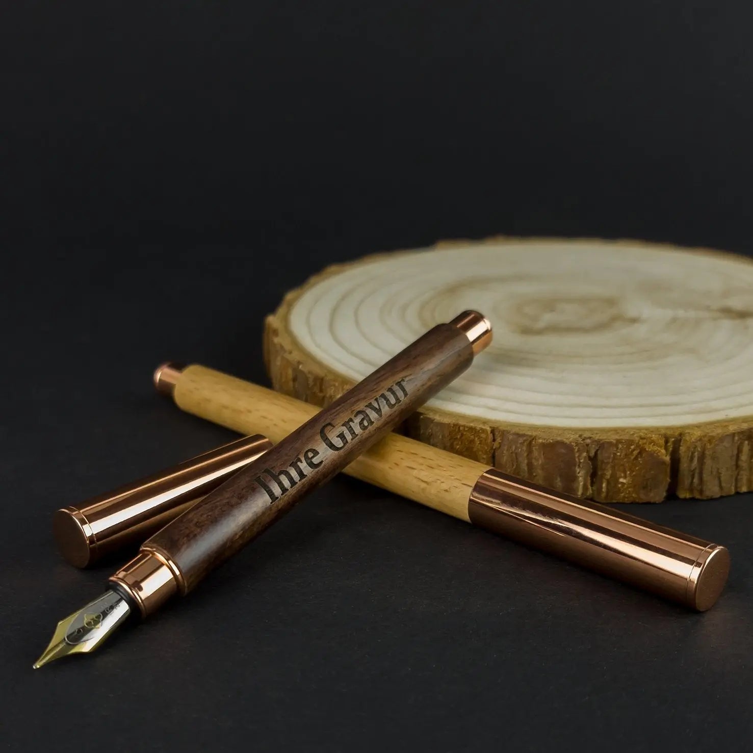 Grifos Füllfederhalter Aus Echtem Rochenleder - Made In Italy Mit Silber 925