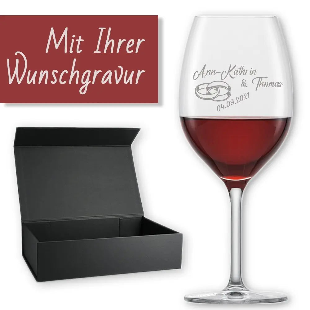 Gravierte Weingläser • Original Schott Zwiesel • 475 ml HOLZZEUG