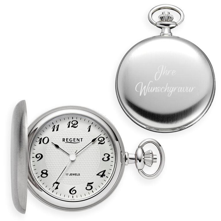 Taschenuhr Sterling Silber Original Regent P720 • Taschenuhr Mit