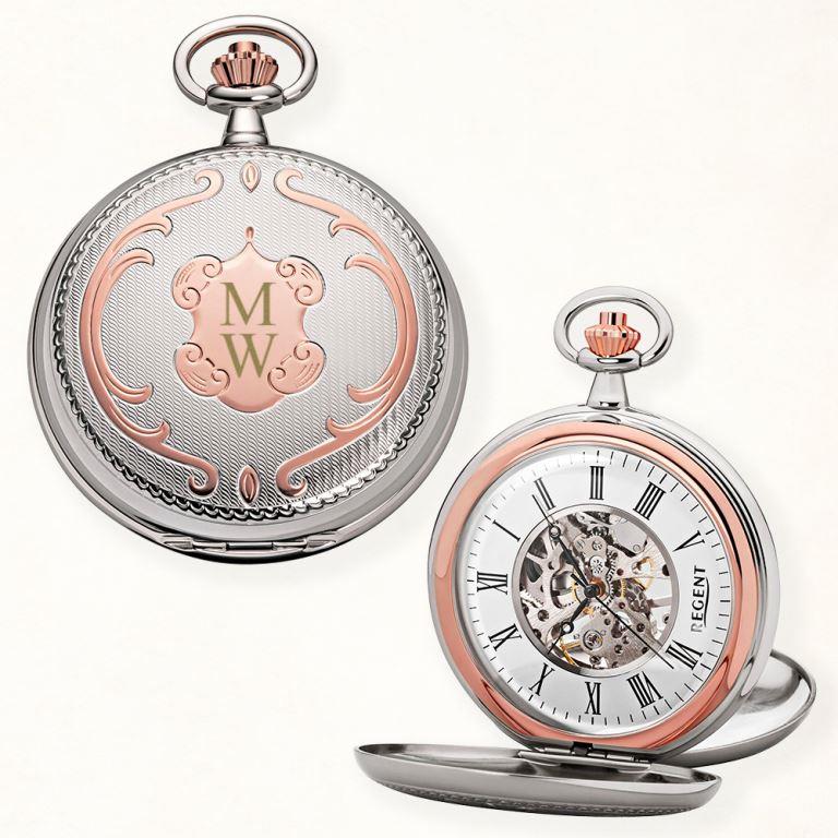 Handaufzug Uhr Richtig Aufziehen Mechanische Taschenuhr Mit Gravur