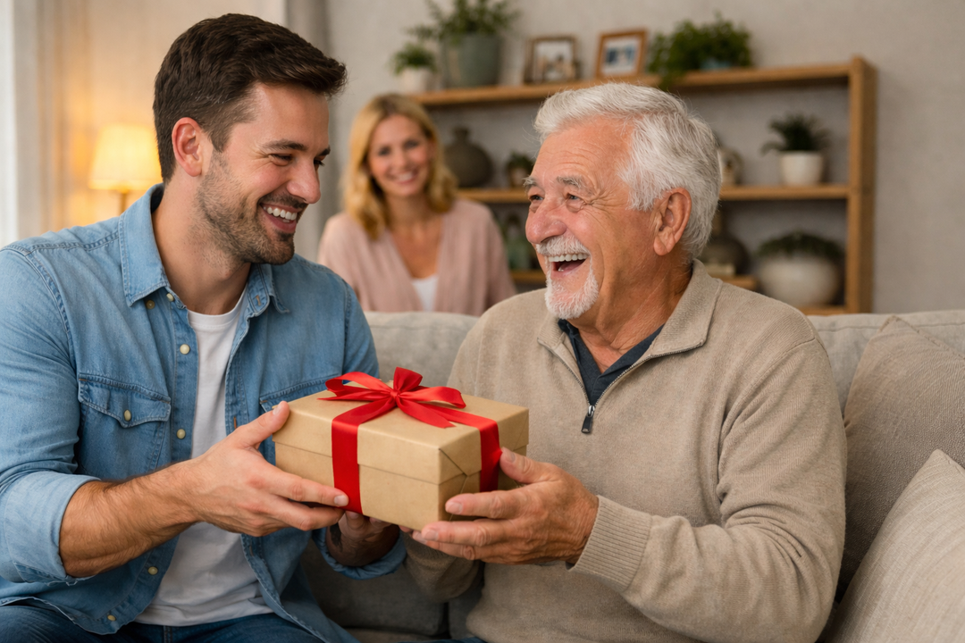 Ein Vatertagsgeschenk für den Schwiegerpapa