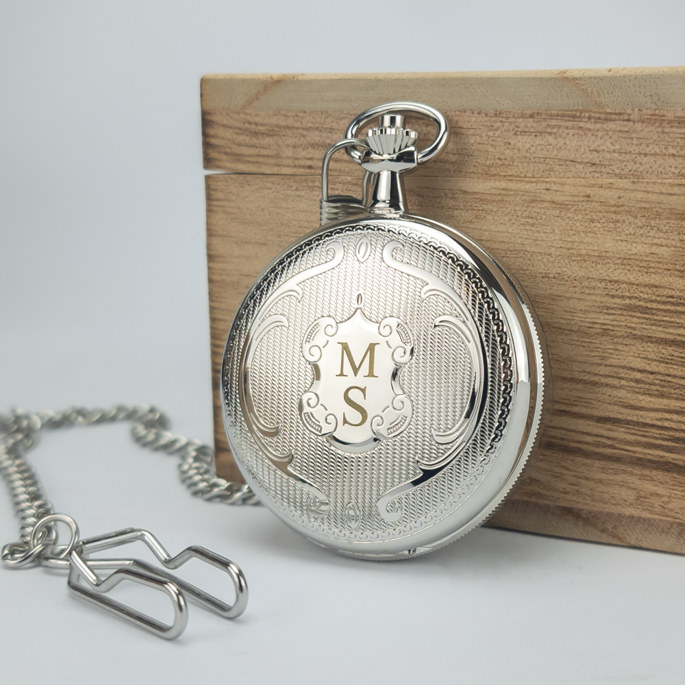 Regent P704 - Taschenuhr mit Gravur