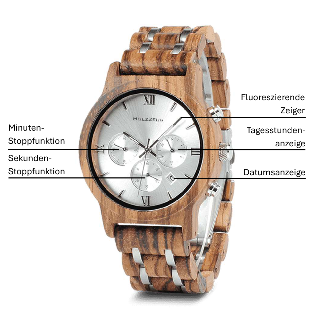 Personalisierte Armbanduhr "Chronos" von HOLZZEUG_Bild 5