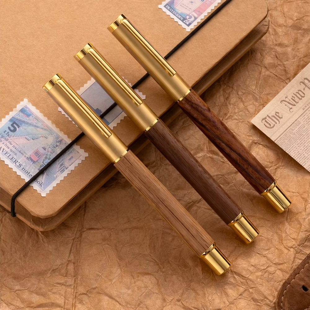 Füller mit Gravur Eiche - Übersicht Holzarten