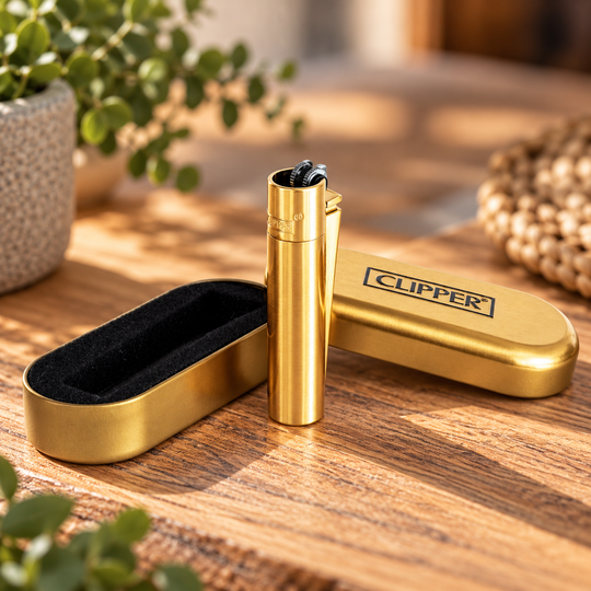 Personalisiertes Clipper Feuerzeug - Gold