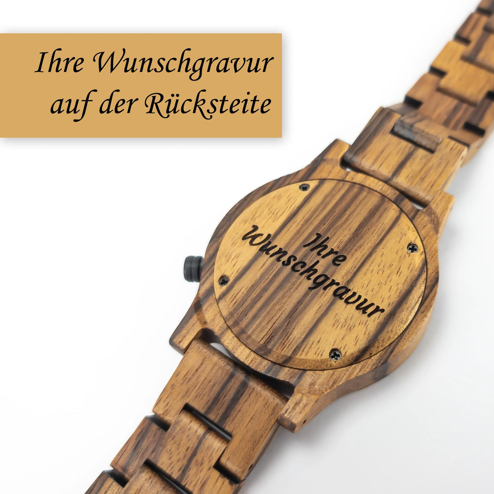 Armbanduhr GrayCedar aus grauem Zedernholz - HOLZZEUG