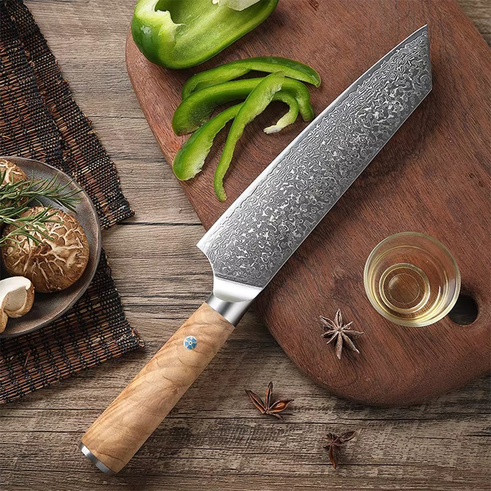 Kiritsukemesser mit Gravur - Personalisiertes Damastmesser