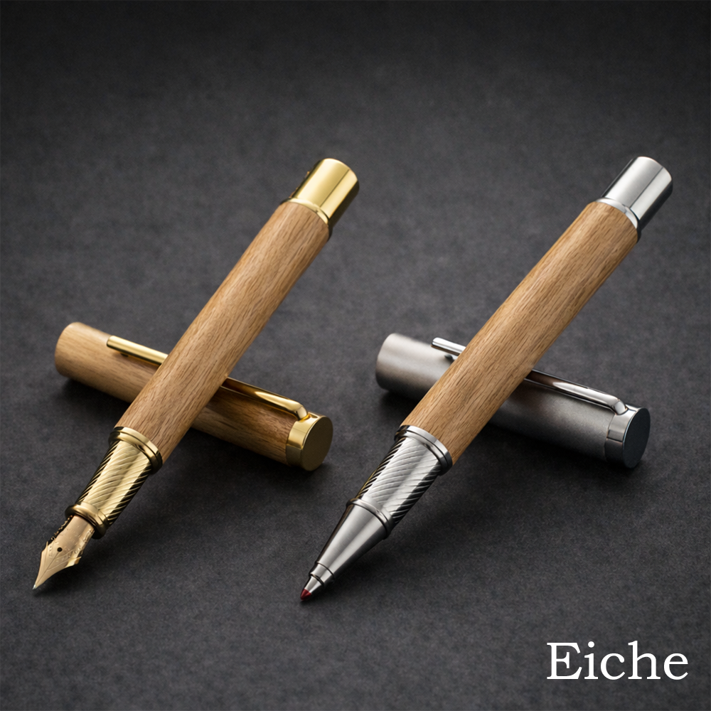 Personalisierter Füller - Holzart Eiche