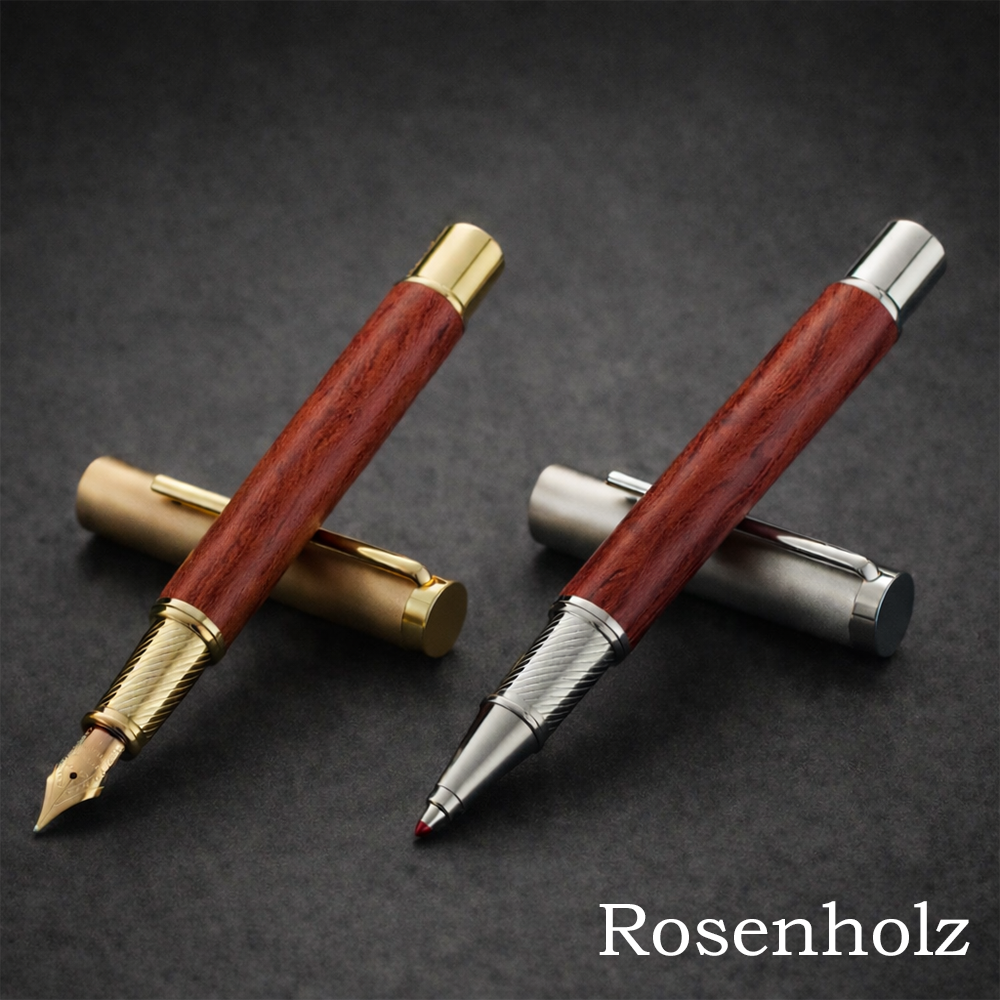 Personalisierter Füller - Holzart Rosenholz