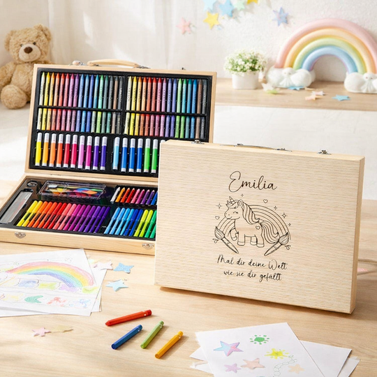 Personalisierter Malkasten mit Gravur