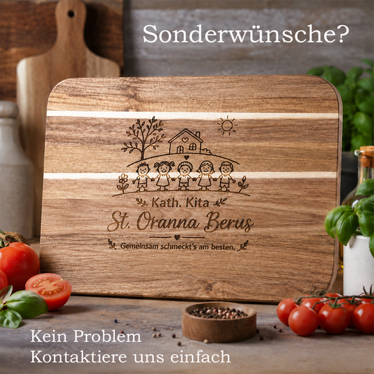 Personalisiertes Schneidebrett, Sonderwunsch, von HOLZZEUG