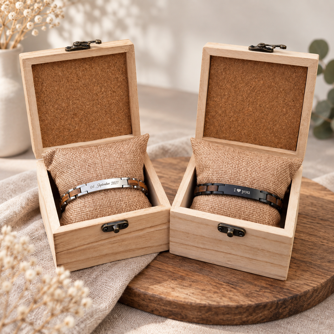 Personalisiertes Armband für Herren mit Gravur
