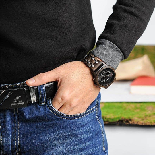 Personalisierte Armbanduhr "Chronos" von HOLZZEUG_Bild 6