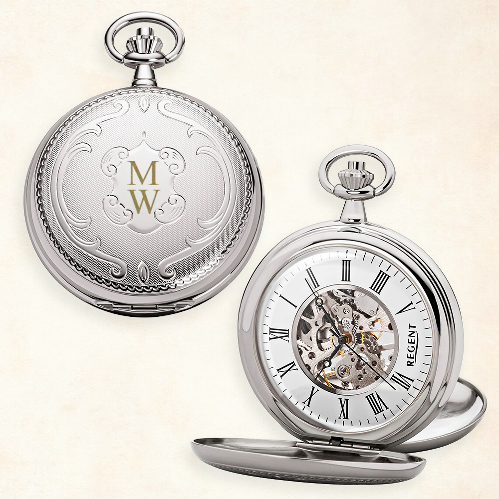 Royal Régiment Of Fusiliers Silber Personalisierte Taschenuhr Kampfpanzer Schlüsselanhänger Luxus Geschenkbox Mit Kette British Army Military Engraved - Österreich