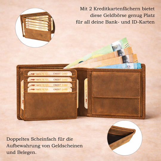 Geldbörse mit Gravur von HOLZZEUG - Details 2