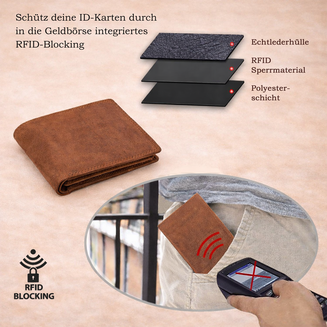 Geldbörse mit Gravur von HOLZZEUG