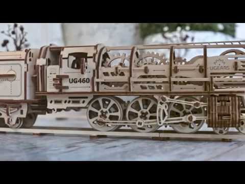 Dampflokomotive mit Tender