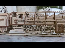 Laden und Abspielen von Videos im Galerie-Viewer, Dampflokomotive mit Tender
