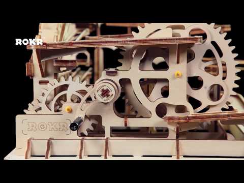 Bausatz Mechanische Kugelbahn Rollercoaster
